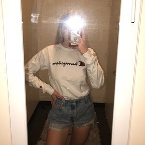 CHAMPION | white long sleeve